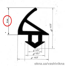 Ремонтный уплотнитель (резина)